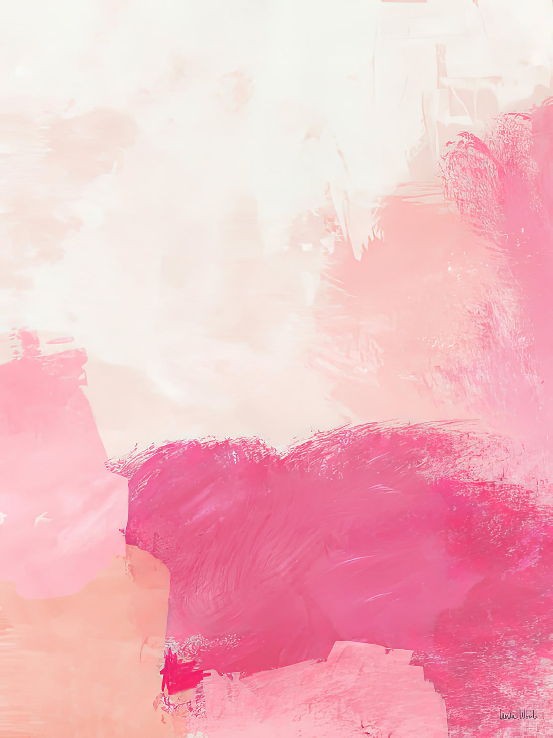 Hot Pink Canvas Wall Art: Elevating Interiors with High-Impact Fine Art