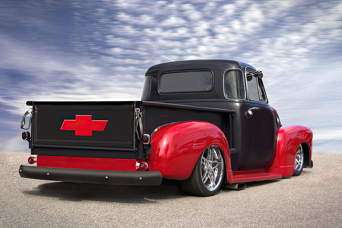 The 1955 Chevy Truck Lowrider: Rolling Sculpture and Post-War American Icon