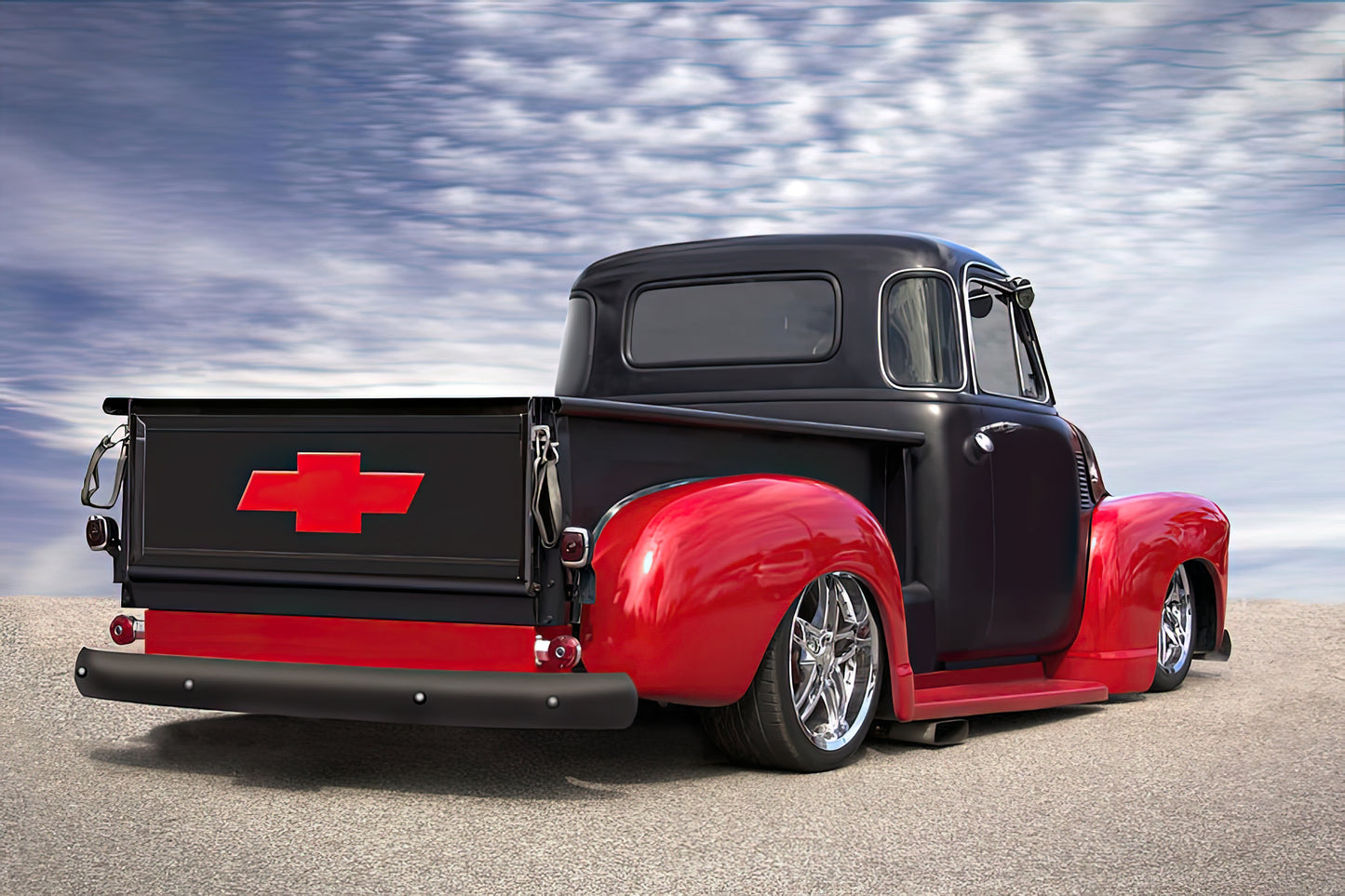 1954 Chevy Lowrider Truck Art Print | TotalUSAMagazine