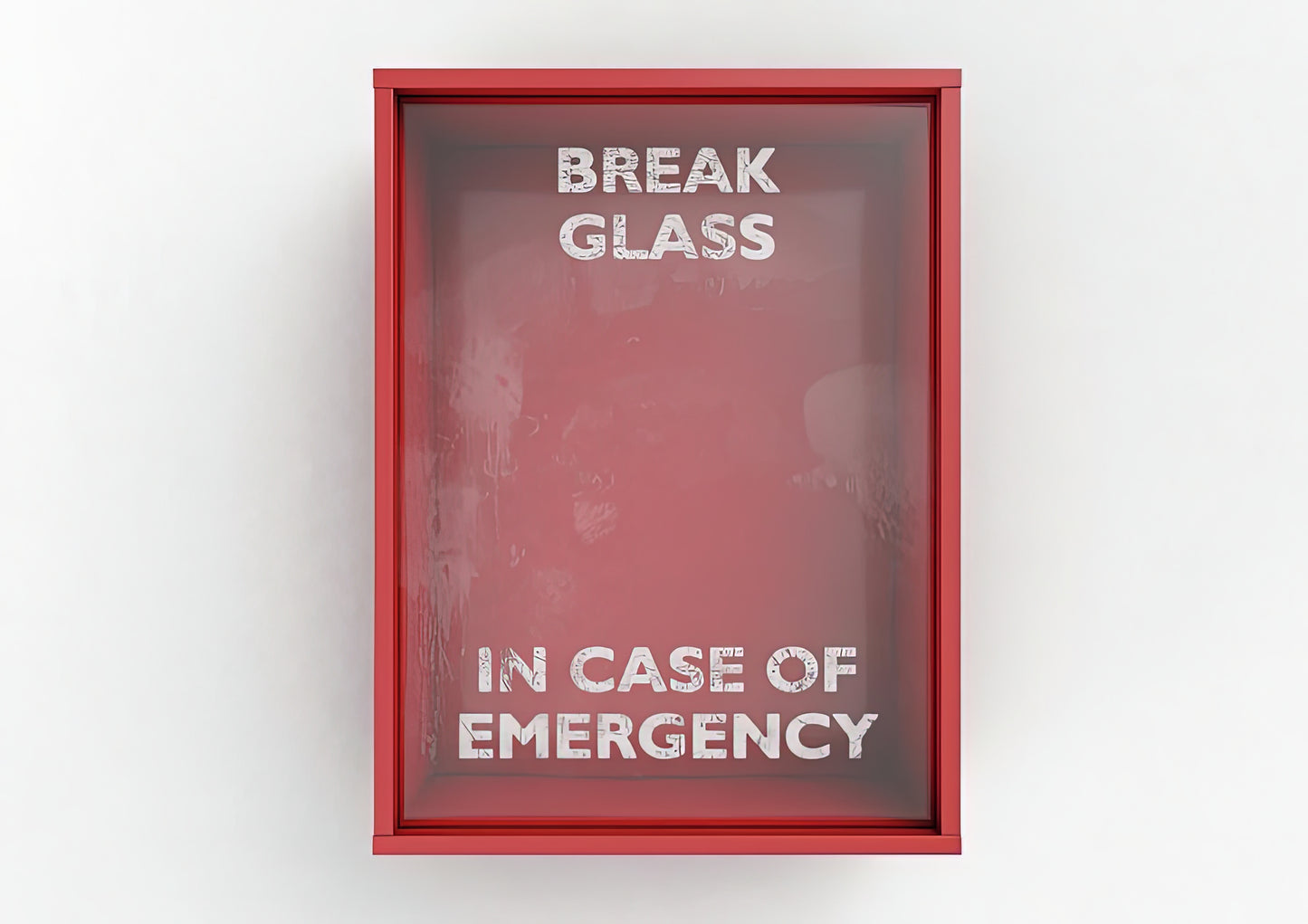 Break In Case Of Emergency Box #1 Art Print | TotalUSAMagazine