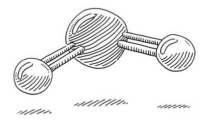 CO2 Drawing Scientific Art Print | TotalUSAMagazine