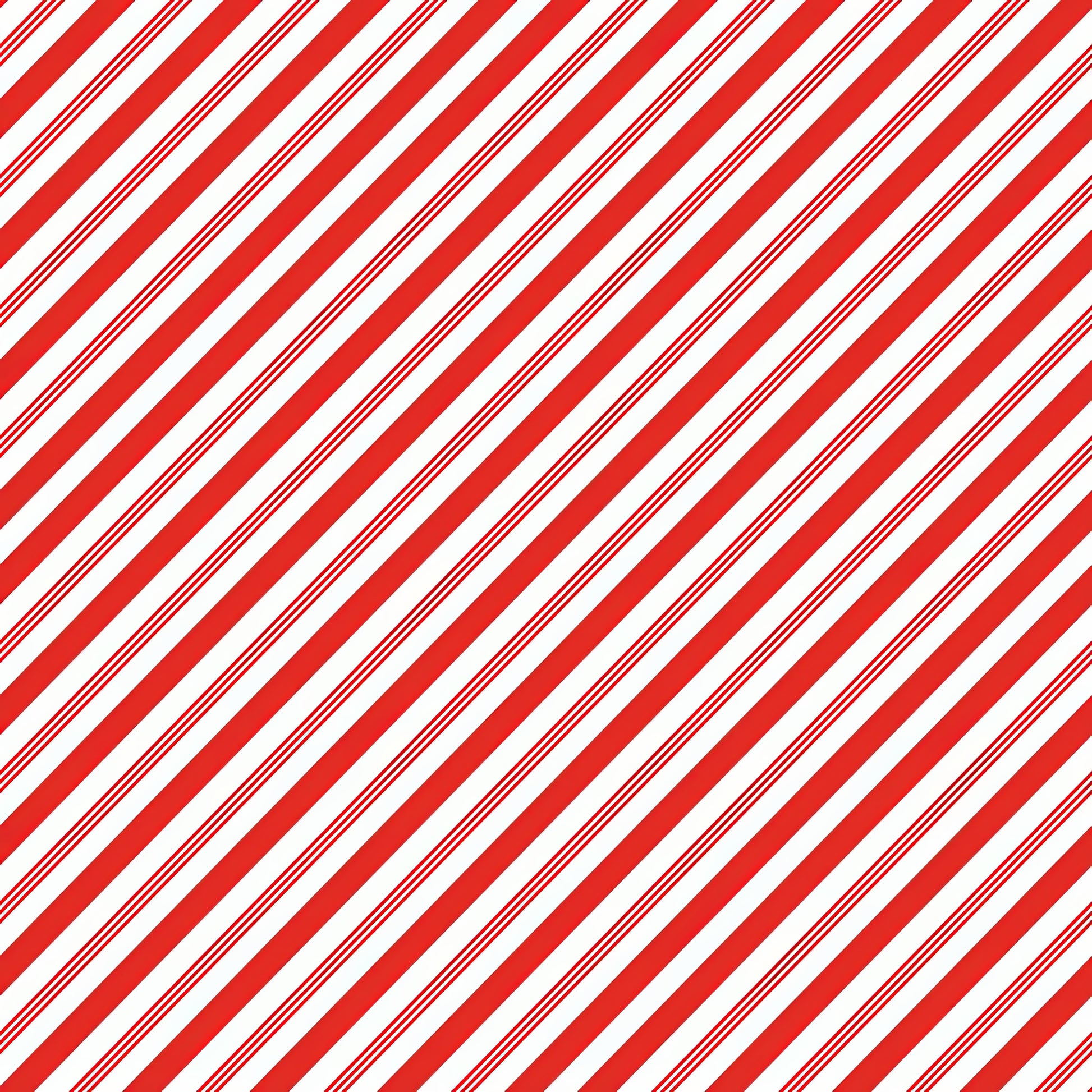 Candy Cane Stripes | Abstract Holiday Art Print - Linda Woods | TotalUSAMagazine