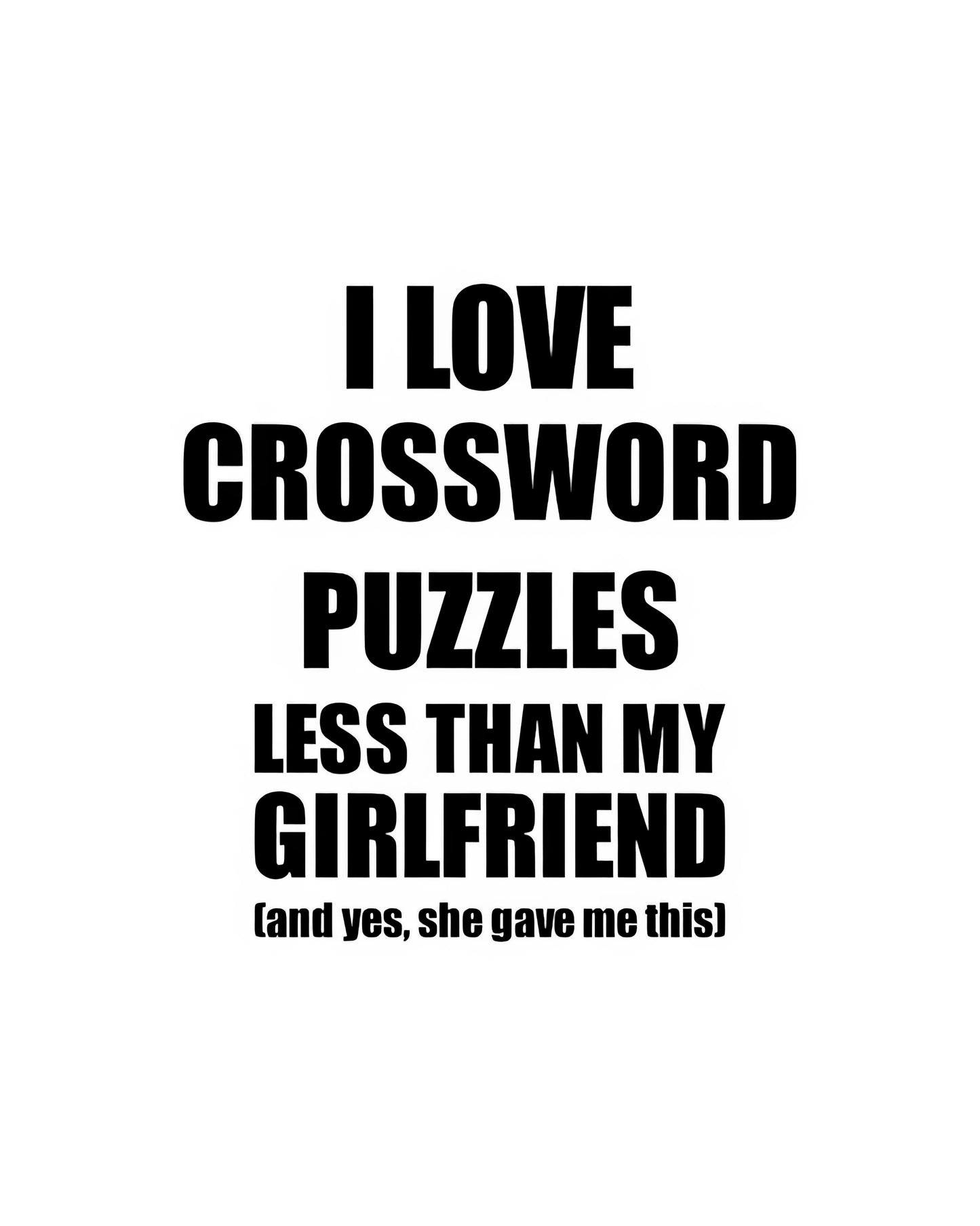 Cute Crossword Puzzles for Boyfriend Art Print | TotalUSAMagazine
