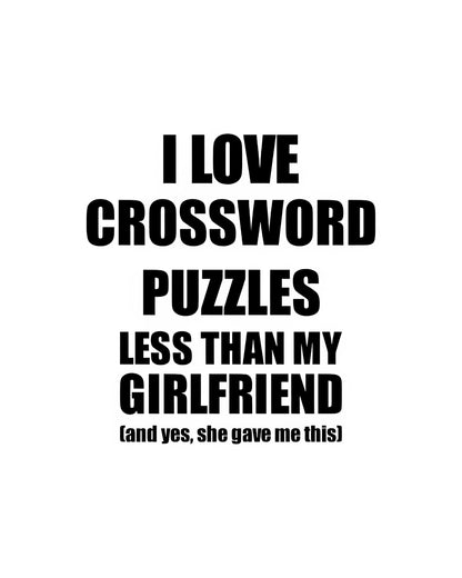 Cute Crossword Puzzles for Boyfriend Art Print | TotalUSAMagazine