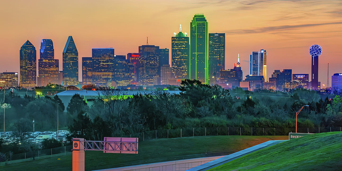 Dallas Texas Skyline Panorama Fine Art Print | TotalUSAMagazine