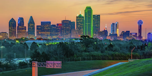 Dallas Texas Skyline Panorama Fine Art Print | TotalUSAMagazine