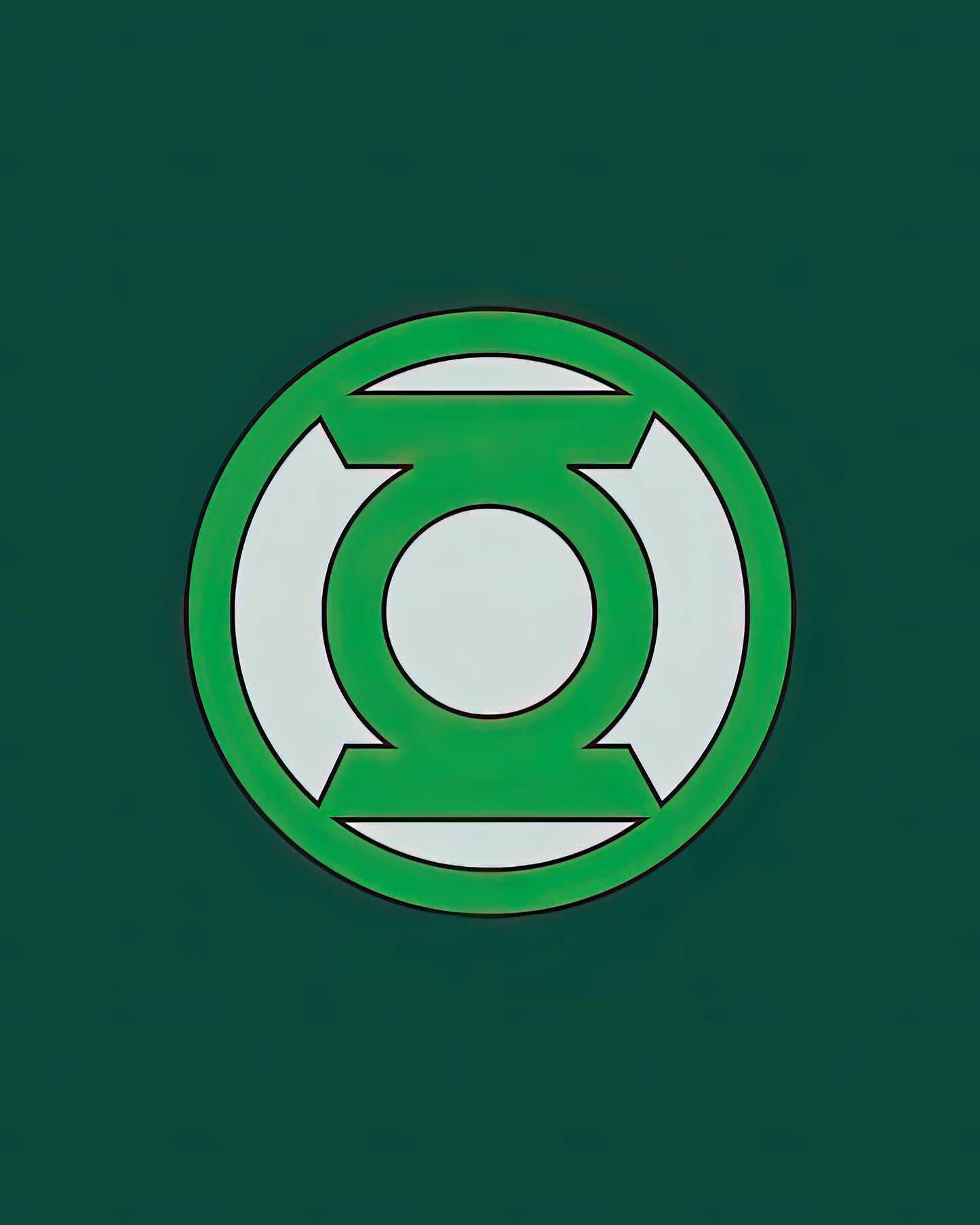 Green Lantern Logo Art Print | DC Comics Symbol | TotalUSAMagazine