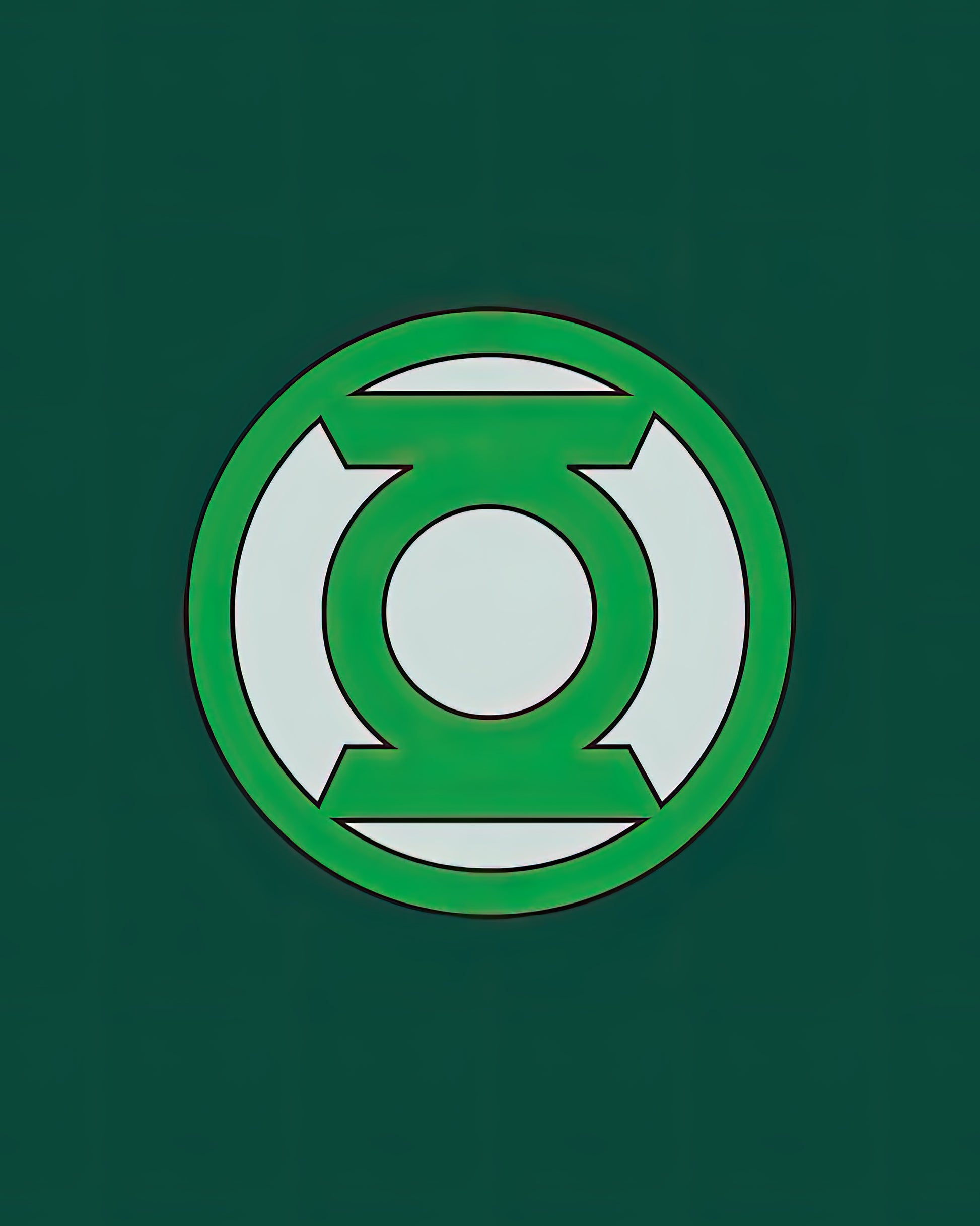 Green Lantern Logo Art Print | DC Comics Symbol | TotalUSAMagazine