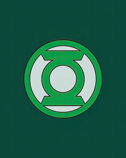 Green Lantern Logo Art Print | DC Comics Symbol | TotalUSAMagazine