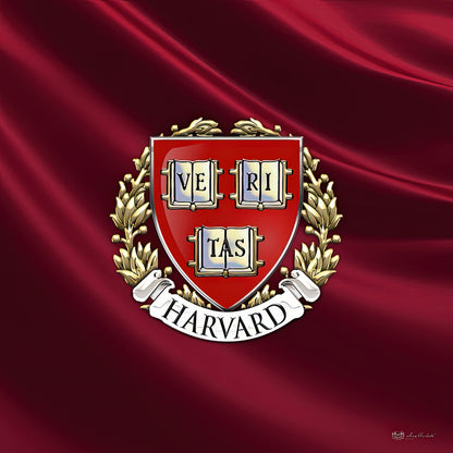 Harvard University Colors Art Print | Crimson Seal Design | TotalUSAMagazine