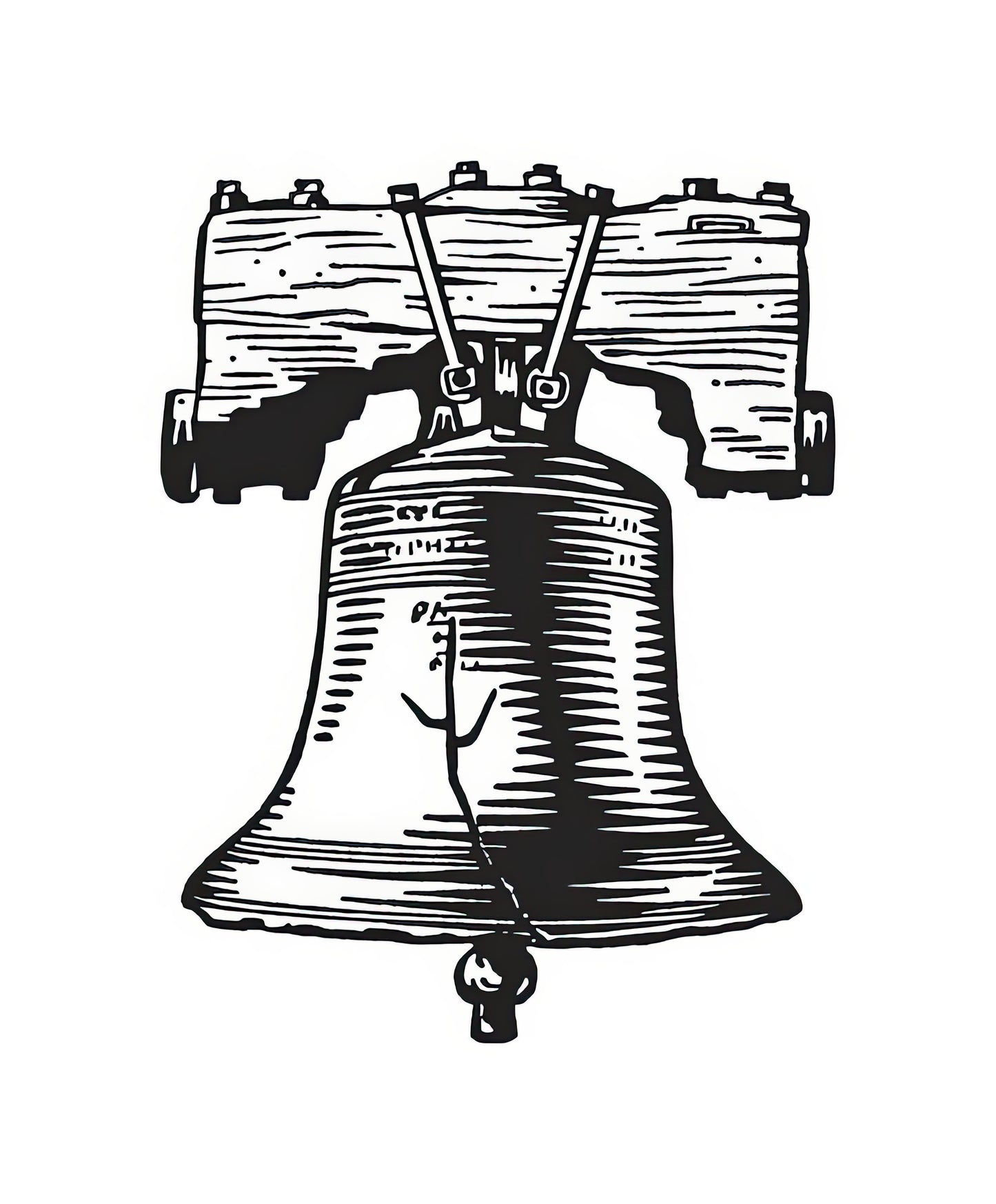 Liberty Bell Drawing Art Print: Historic 1792 Engraving | TotalUSAMagazine