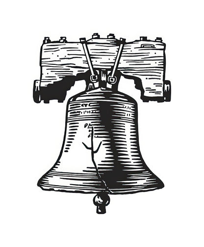 Liberty Bell Drawing Art Print: Historic 1792 Engraving | TotalUSAMagazine