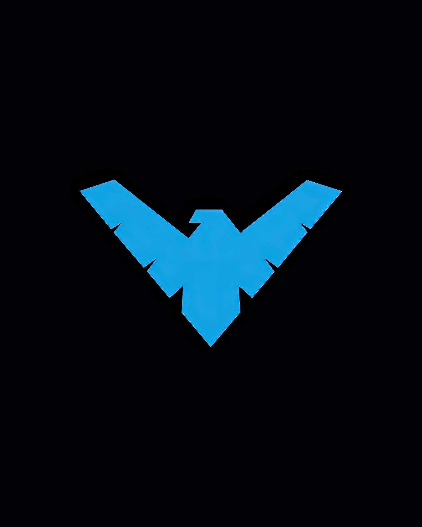 Nightwing Logo: DC Comics Symbol Art Print | TotalUSAMagazine