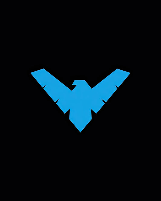 Nightwing Logo: DC Comics Symbol Art Print | TotalUSAMagazine