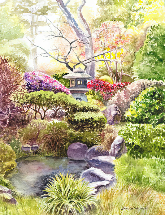 Peaceful Garden Art Print | Museum-Quality Fine Art | TotalUSAMagazine