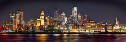 Philly Skyline at Night: Premium Art Print | TotalUSAA Magazine