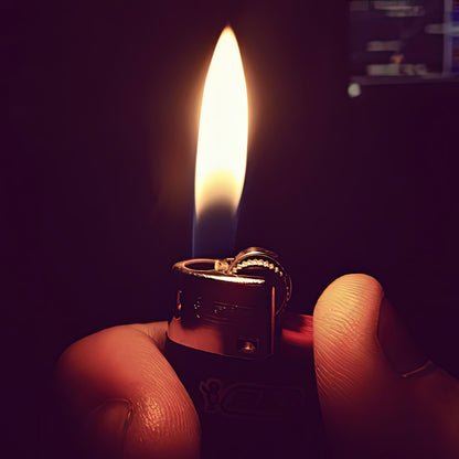 Photography Lighter Art Print: Mini Bic Flame Study | TotalUSAMagazine