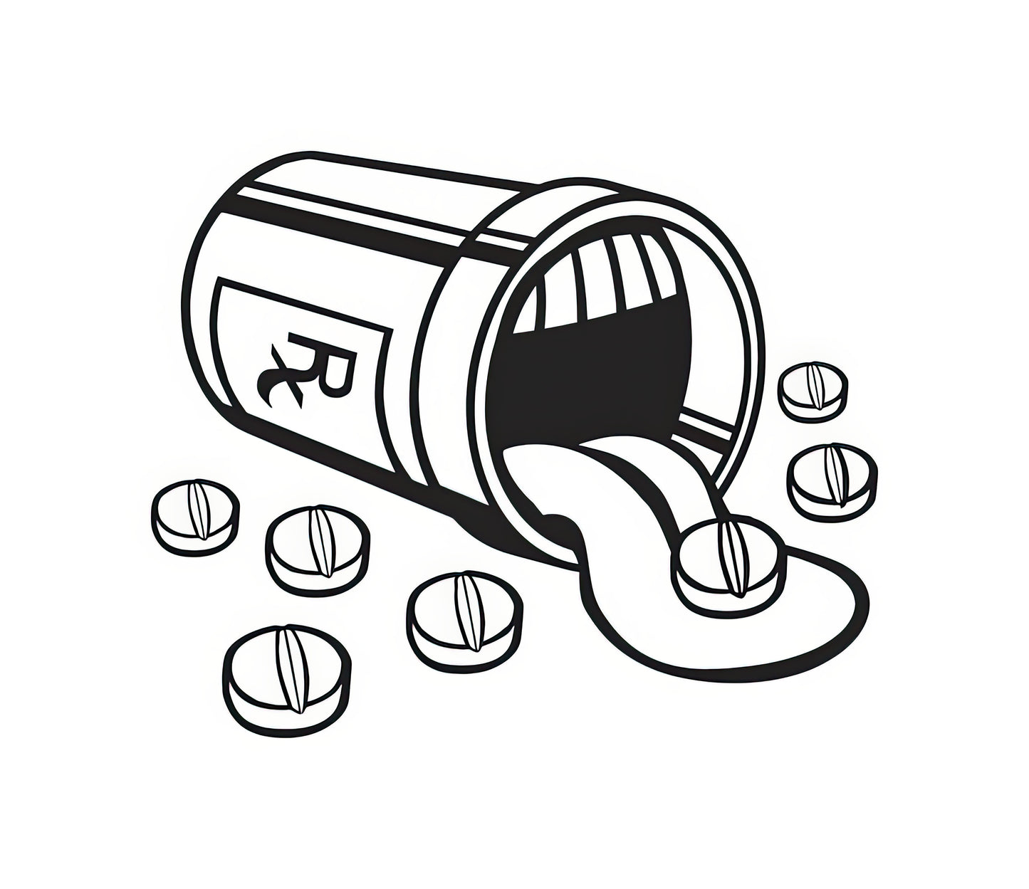 Pill Drawing Art Print | Sick Pills Illustration | TotalUSAMagazine