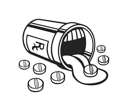 Pill Drawing Art Print | Sick Pills Illustration | TotalUSAMagazine