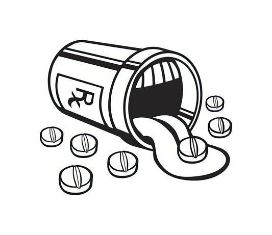 Pill Drawing Art Print | Sick Pills Illustration | TotalUSAMagazine