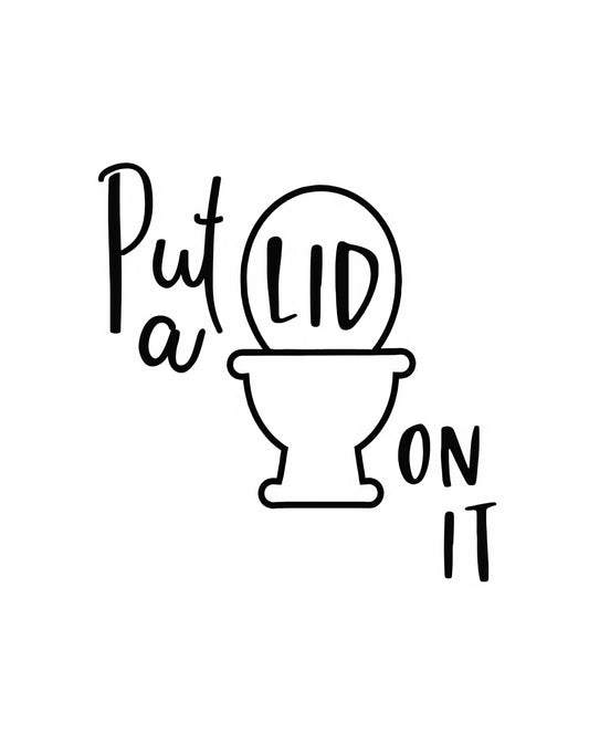 Put A Lid On It Art Print | Vintage Illustration | TotalUSAMagazine