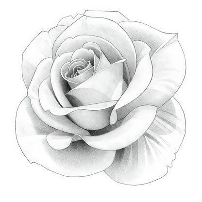 Rose Drawings: White Rose Pencil Sketch | TotalUSAMagazine
