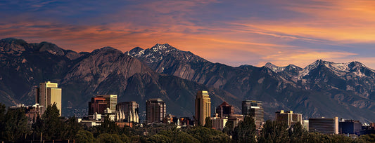 Salt Lake City Skyline Fine Art Print | TotalUSAMagazine