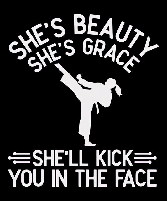 She's Beauty She's Grace Art Print | Subversive Vintage Style | TotalUSAMagazine