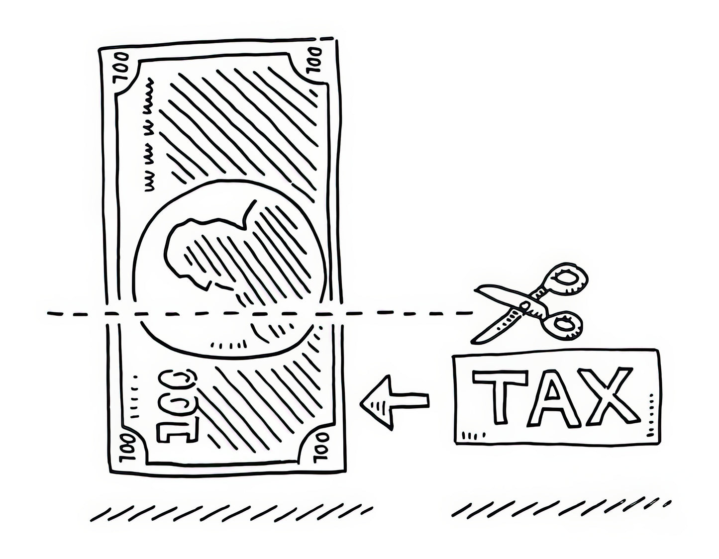 Taxes Drawing: Historical Art on Fiscal Policy | TotalUSAMagazine