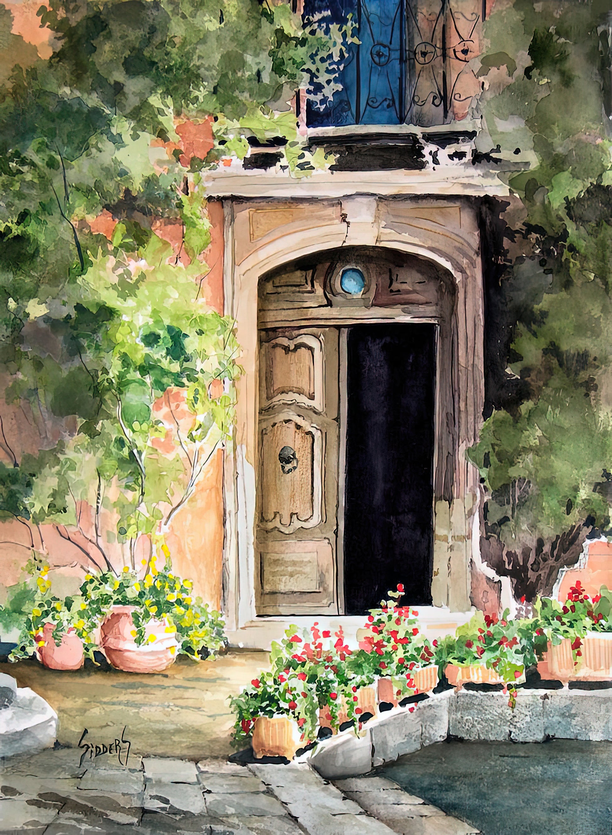 The Open Door Art Print|Doorway Paintings|TotalUSAMagazine