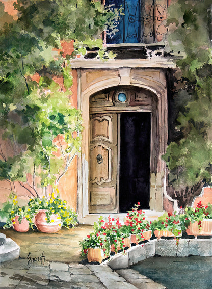 The Open Door Art Print|Doorway Paintings|TotalUSAMagazine