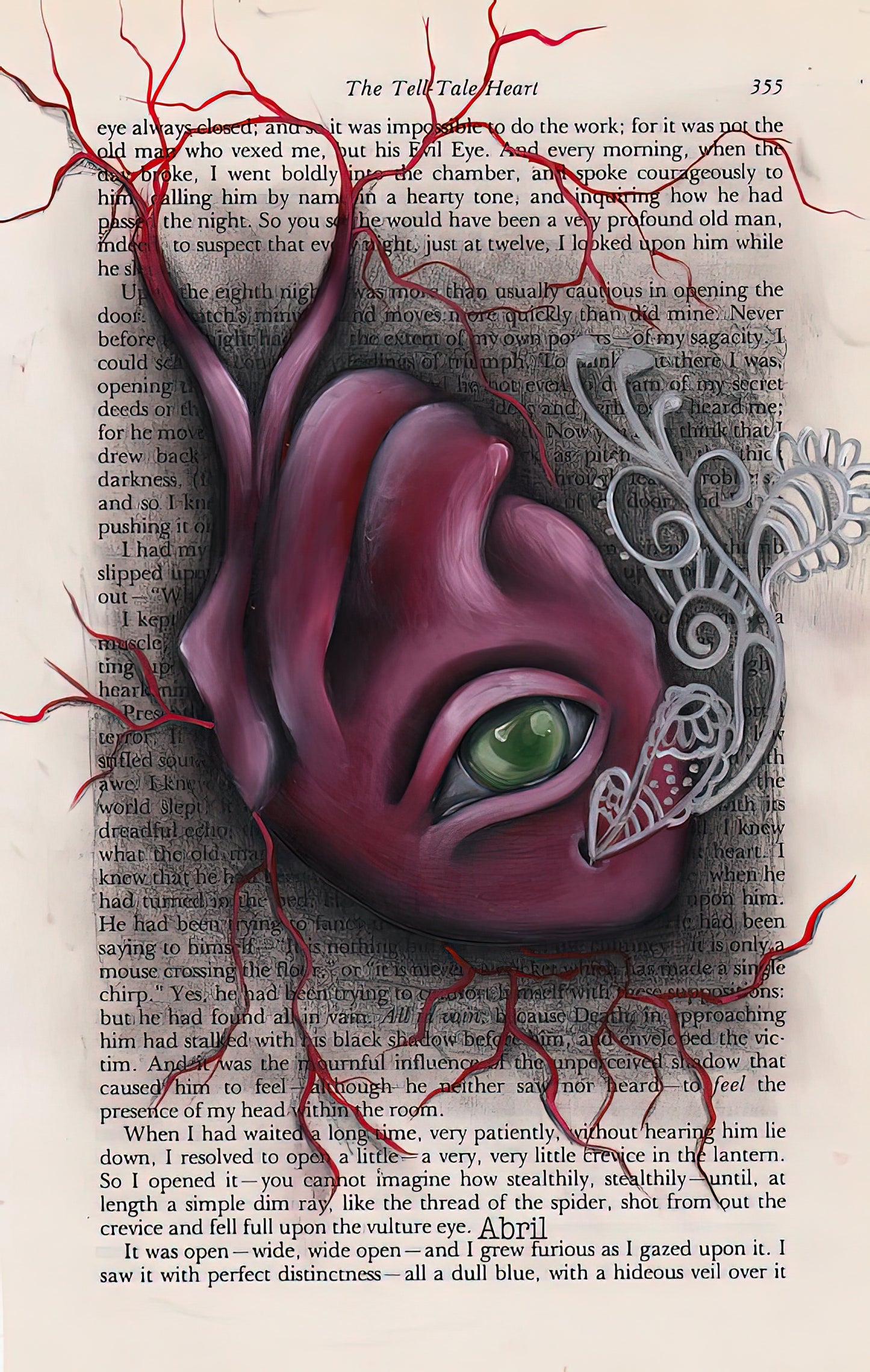 The Tell Tale Heart Drawings Art Print | TotalUSAMagazine