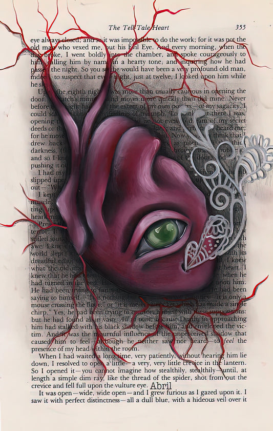 The Tell Tale Heart Drawings Art Print | TotalUSAMagazine