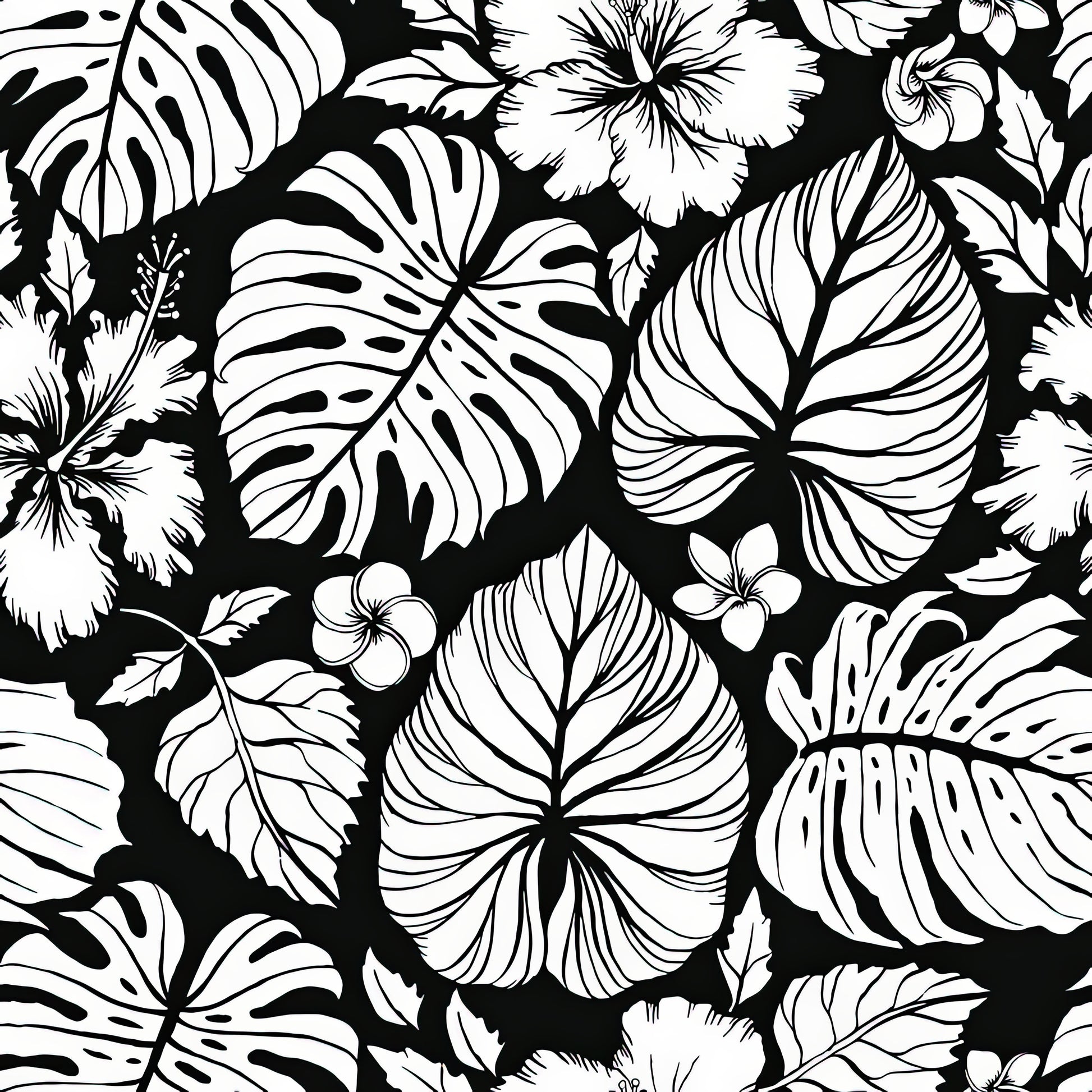 Tropical Hawaiian Shirt Pattern Art Print | TotalUSAMagazine