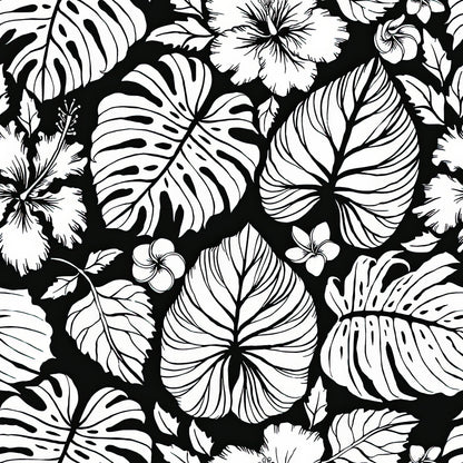 Tropical Hawaiian Shirt Pattern Art Print | TotalUSAMagazine