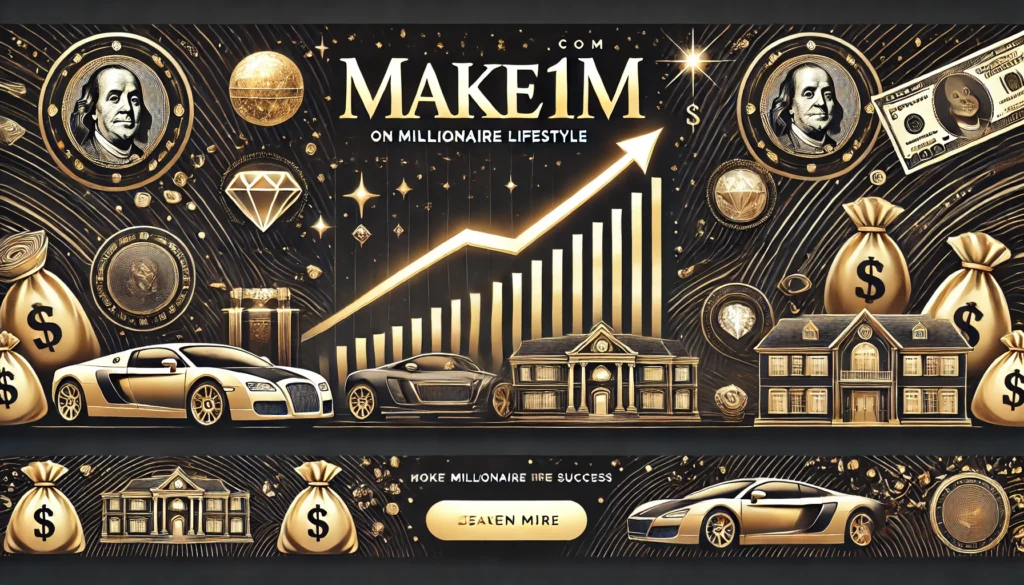 On Make1m.com you will realize that among the first things that you need to do in order to become a millionaire is to start earning such thoughts. 